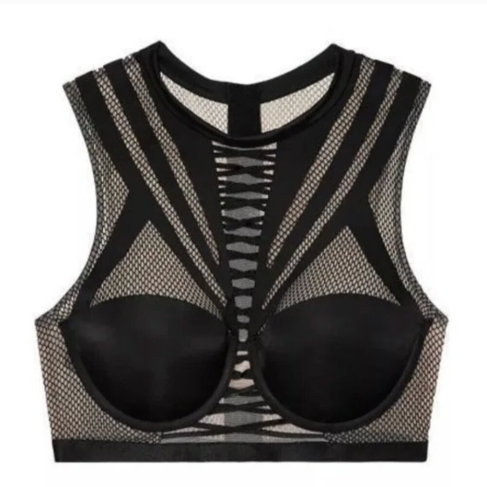 Victoria's Secret Balmain Collection Strappy Bra Top size 34C